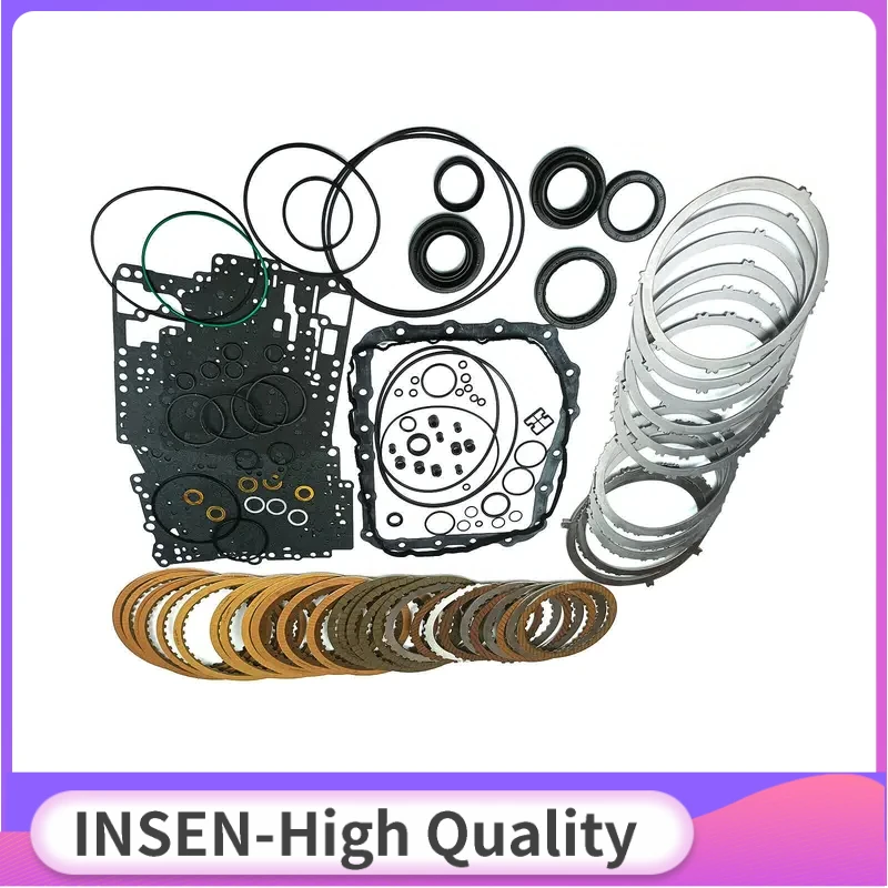 INSEN 1Set A6LF1 A6LF2 A6LF3 Replacement Transmission Overhaul Clutch Friction Rebuild Kit