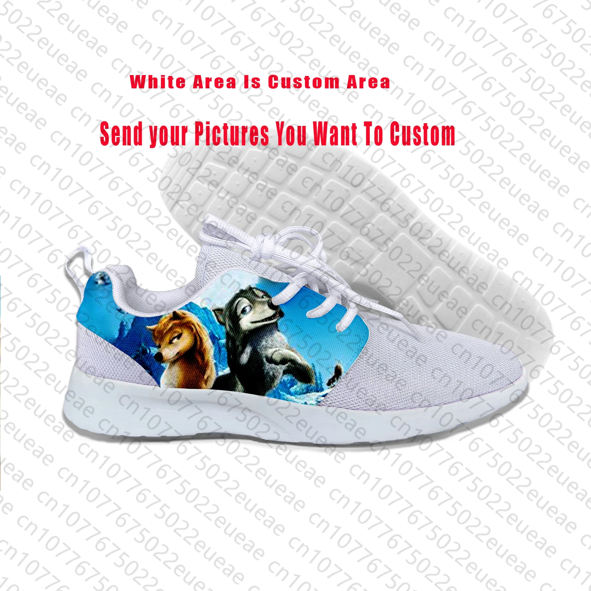 Hot Cool Summer Fashion New Summer Sneakers Casual Shoes Cartoon Cute Men Women Alpha and Omega Mesh Running Shoes Sneakers