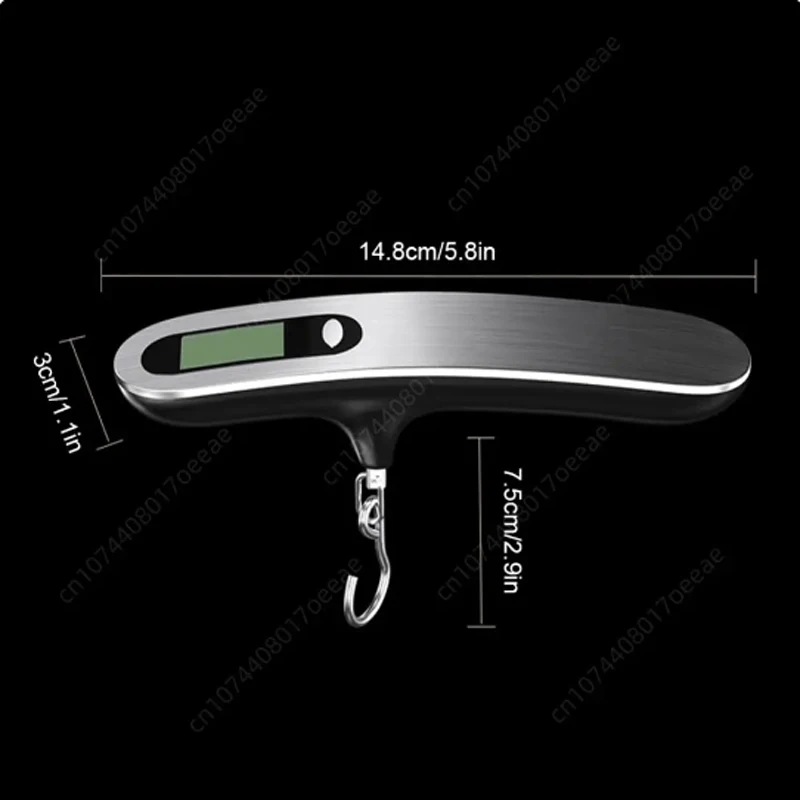 Portable 50kg 10g Digital Scale Electronic Luggage Suitcase Scale Weigh Balance Travel Hand Hanging Steelyard Scale with Belt