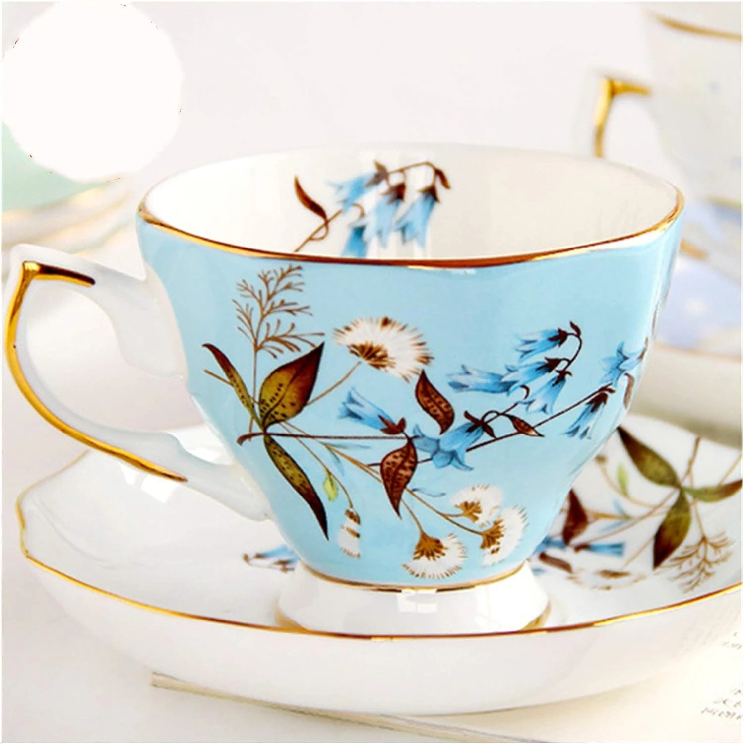 

Elegant and Exquisite Complete Bone Porcelain Afternoon Tea Party Coffee Cup Set - Ideal for Hosting a Sophisticated Afternoon T