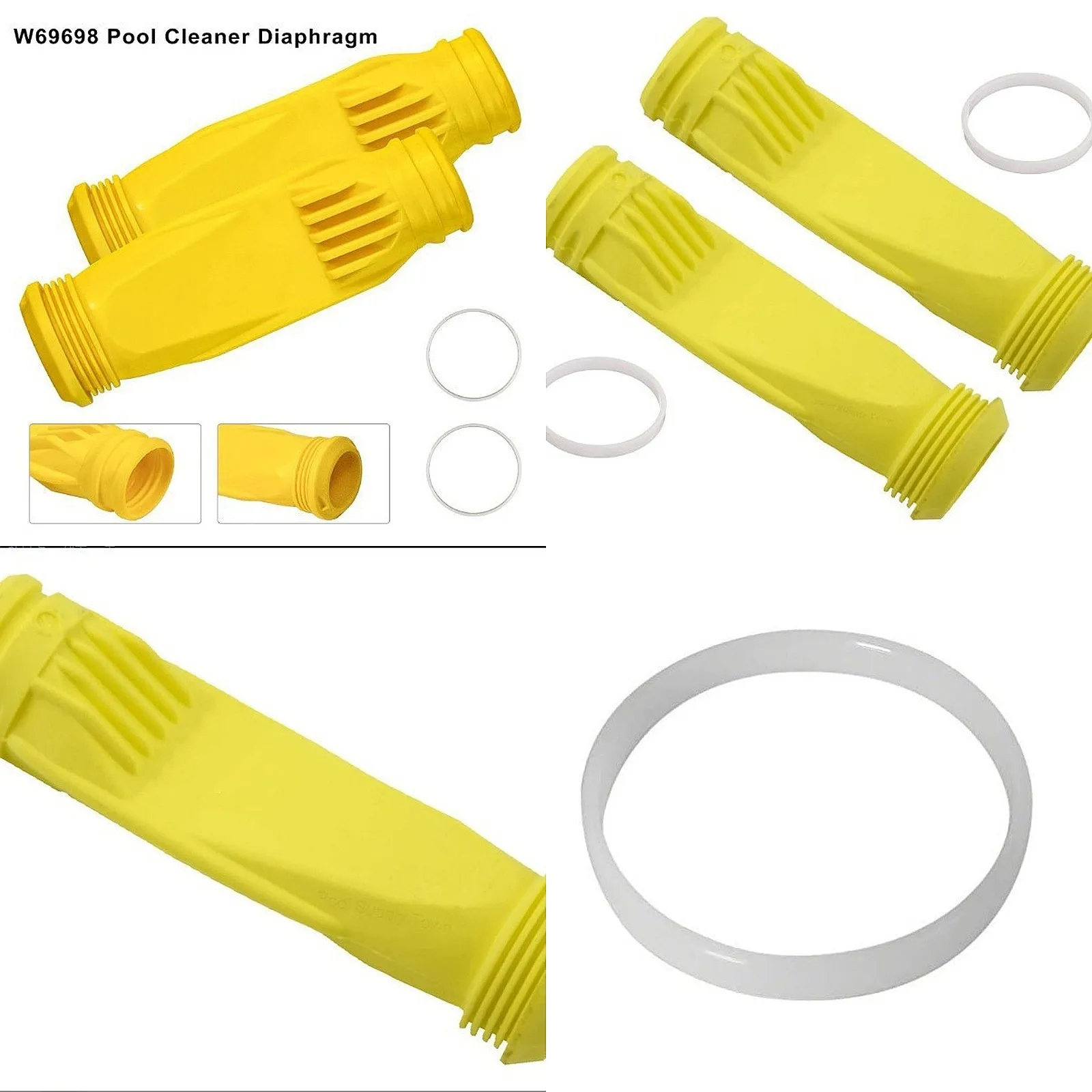 W69698 Pool Cleaner Diaphragm with Retaining Ring for Zodiac Baracuda G3 G4 Replacement 2 Pack view 6