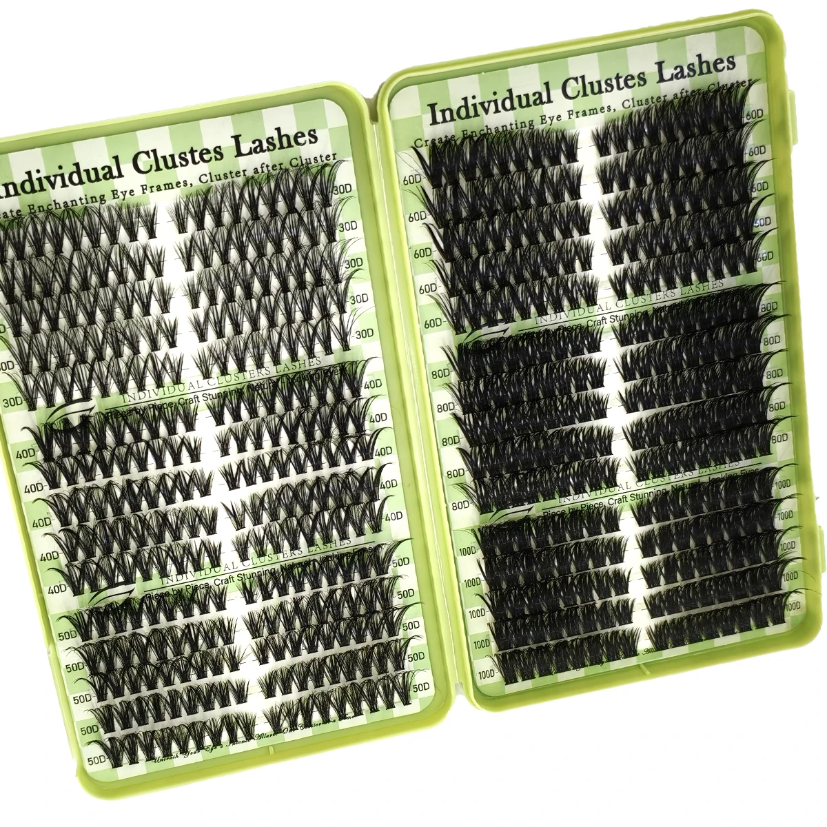 HBZGTLADLash مجموعات كتاب لتقوم بها بنفسك ملحقات رمش D حليقة لاش ميجا حجم الرموش الفردية رمش العنقودية ملحقات ماكياج #6