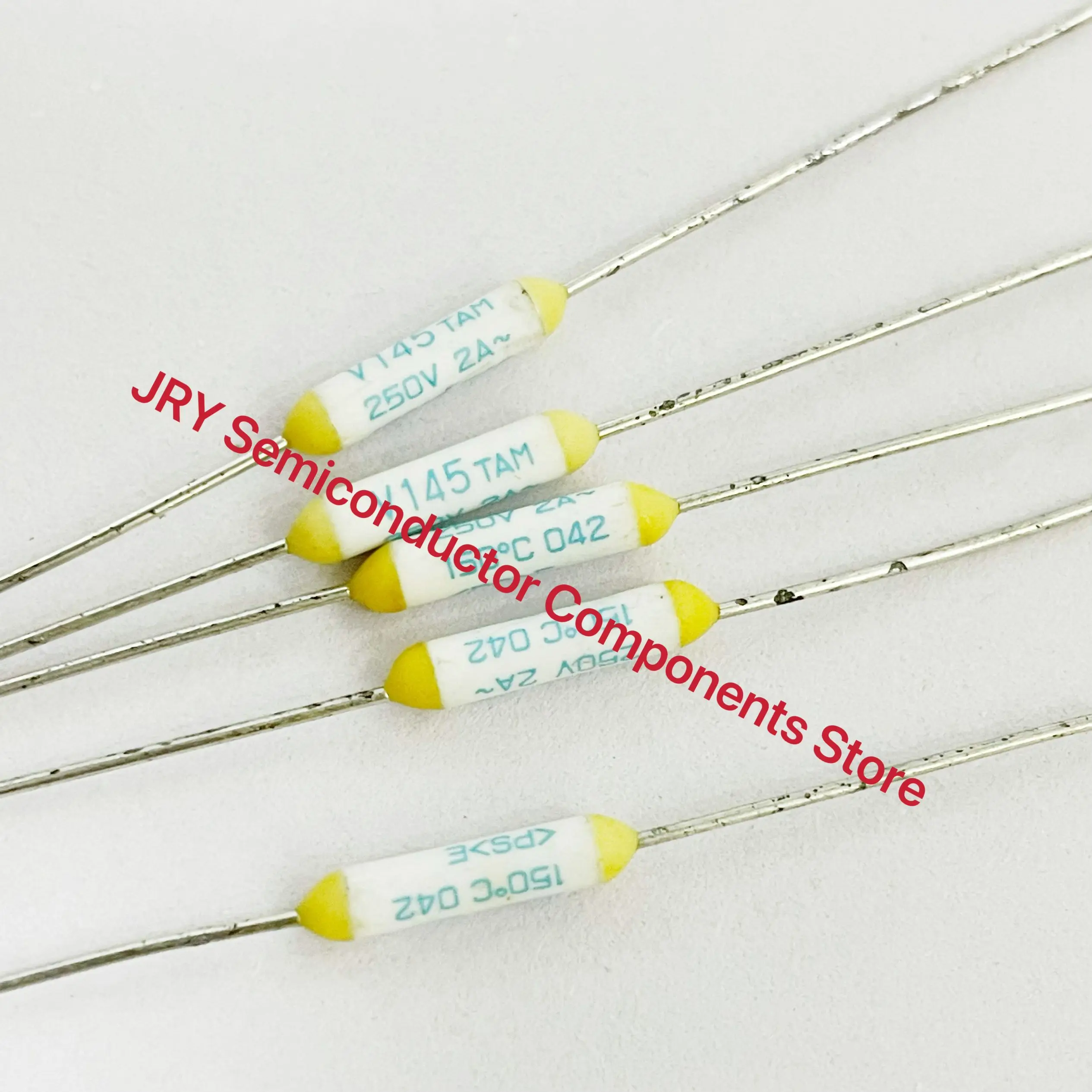 10/PCS V145 TAM 250V 2A V145 -3838 250V 2A 150℃ DIP lithium battery fuse