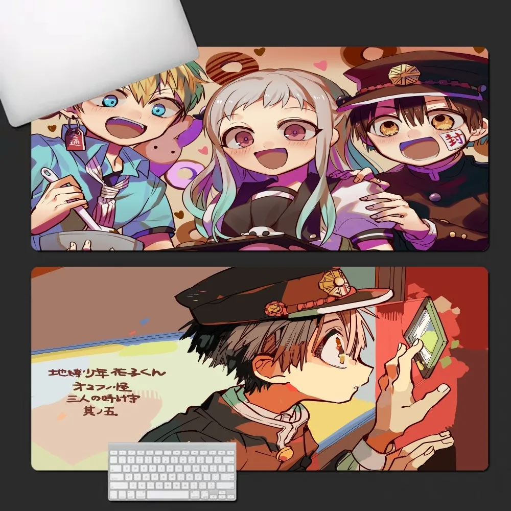 

Hanako kun Mousepad Cute Durable Rubber Mouse Mat Pad Size for Game Keyboard Pad