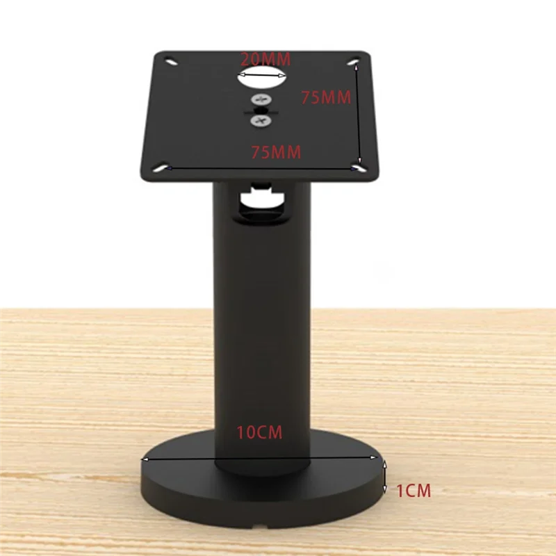 

VESA 75X75mm 360° Rotating 180° Tilting Metal Mount Support For Desktop Stand Or Wall Mount(Black)-Y18A