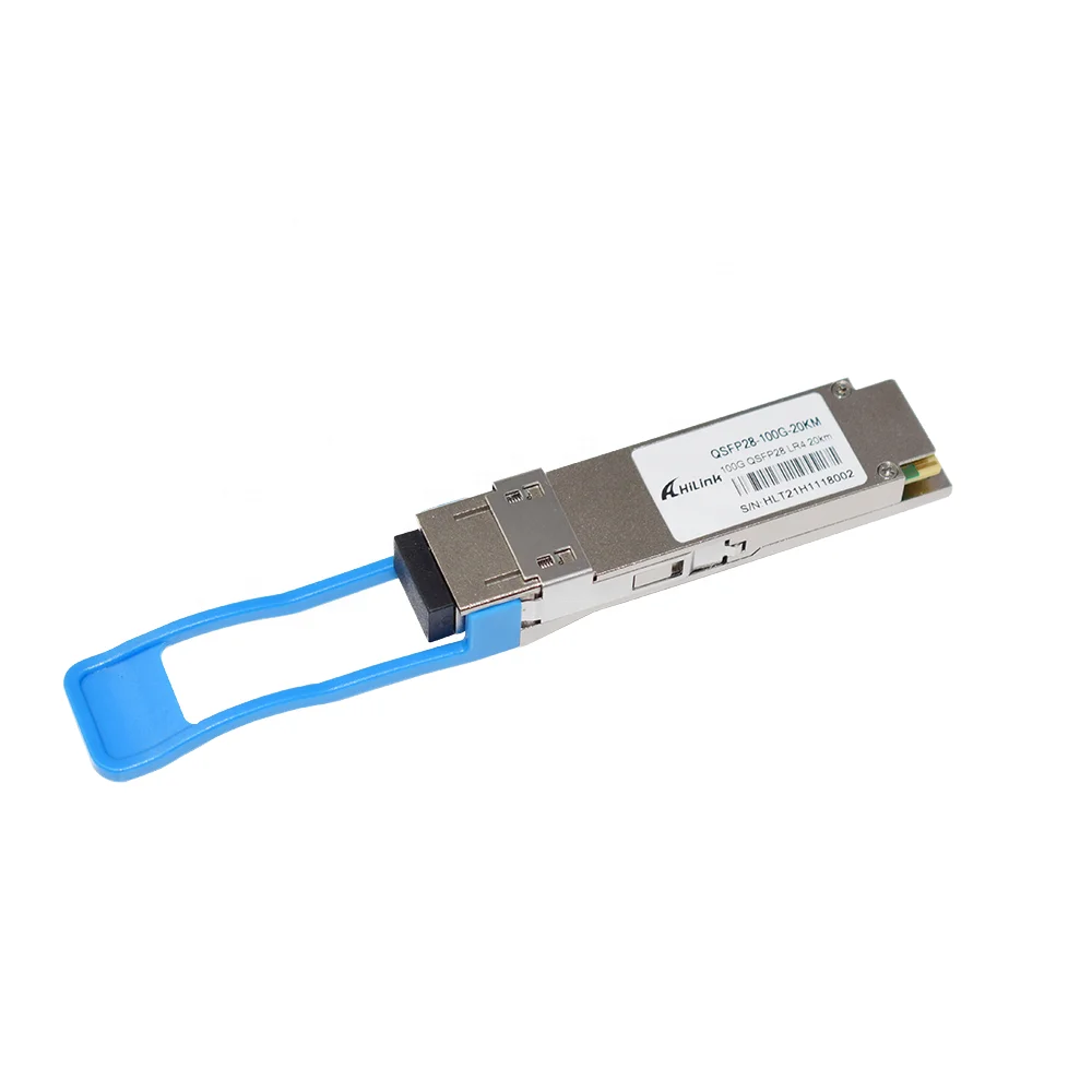 

100G Base 1310NM 20KM LR4 QSFP28 Duplex LC Connector SFP Transceiver Fiber Optic Equipment