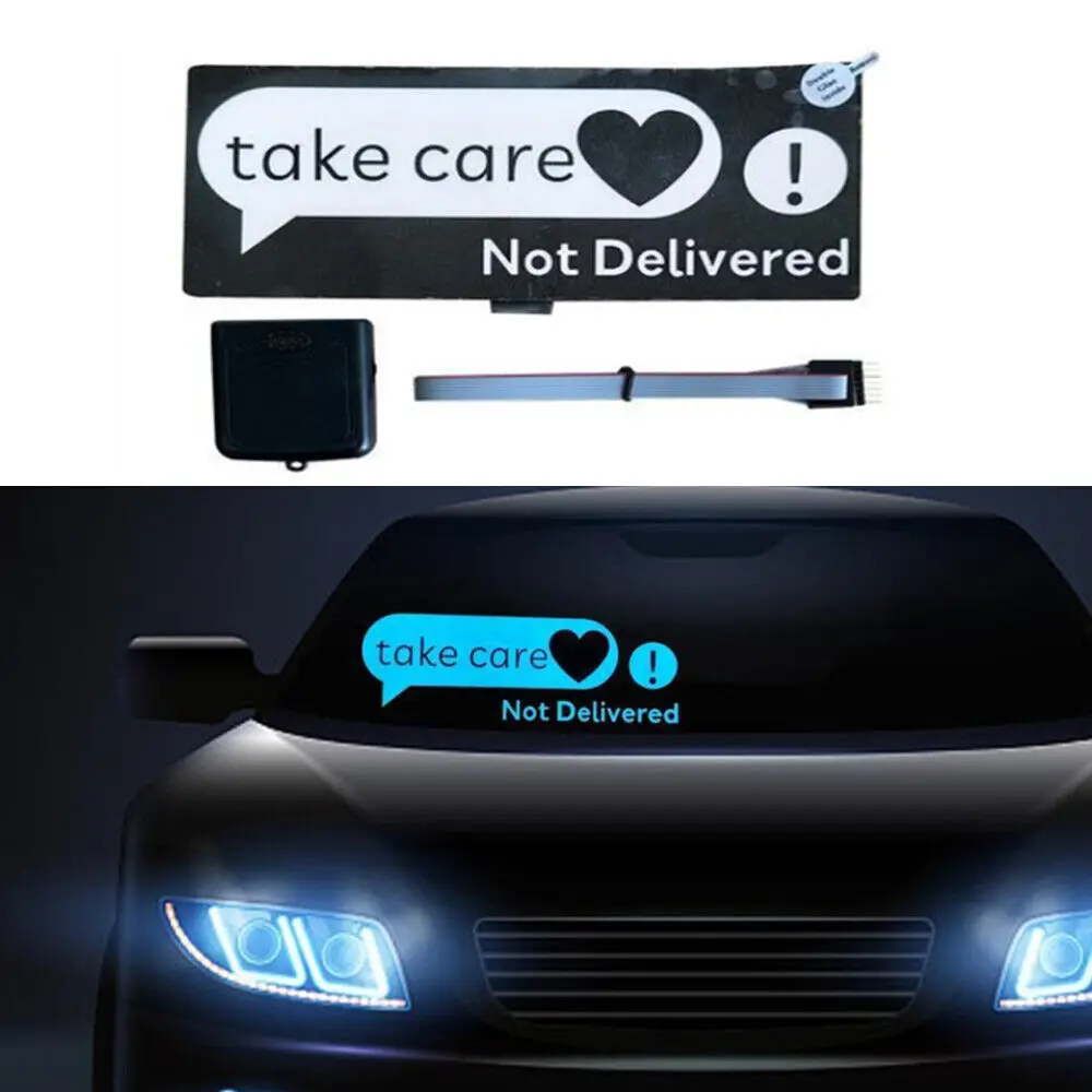 

Take Care Not Delivered Glow Panel Electric Marker Lamp LED Light Sticker Flash