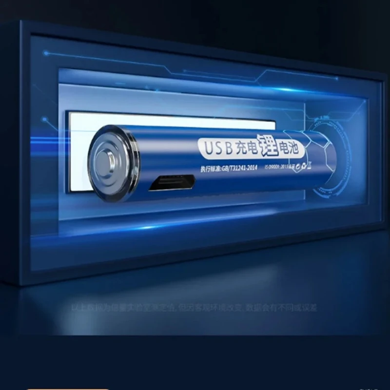 1-20 قطعة USB AAA 1.5 فولت 555 مللي أمبير بطارية قابلة للشحن لأجهزة العناية الشخصية، فرشاة الأسنان الكهربائية، فرش الوجه