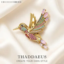 HummingBird Pendant Brand New Jewelry Vintage 925 Sterling Silver Lucky Gift For Women Girls