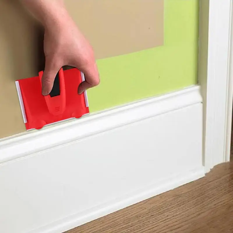 

Обрезной станок для покраски, простой в использовании инструмент для обрезки краски, многофункциональный точный чистый триммер 4X для домашних внутренних стен, плинтусов