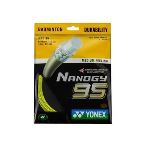 YONEX Badminton Racket String BG95 (0.69mm)  High Quality String High Elasticity Badminton String