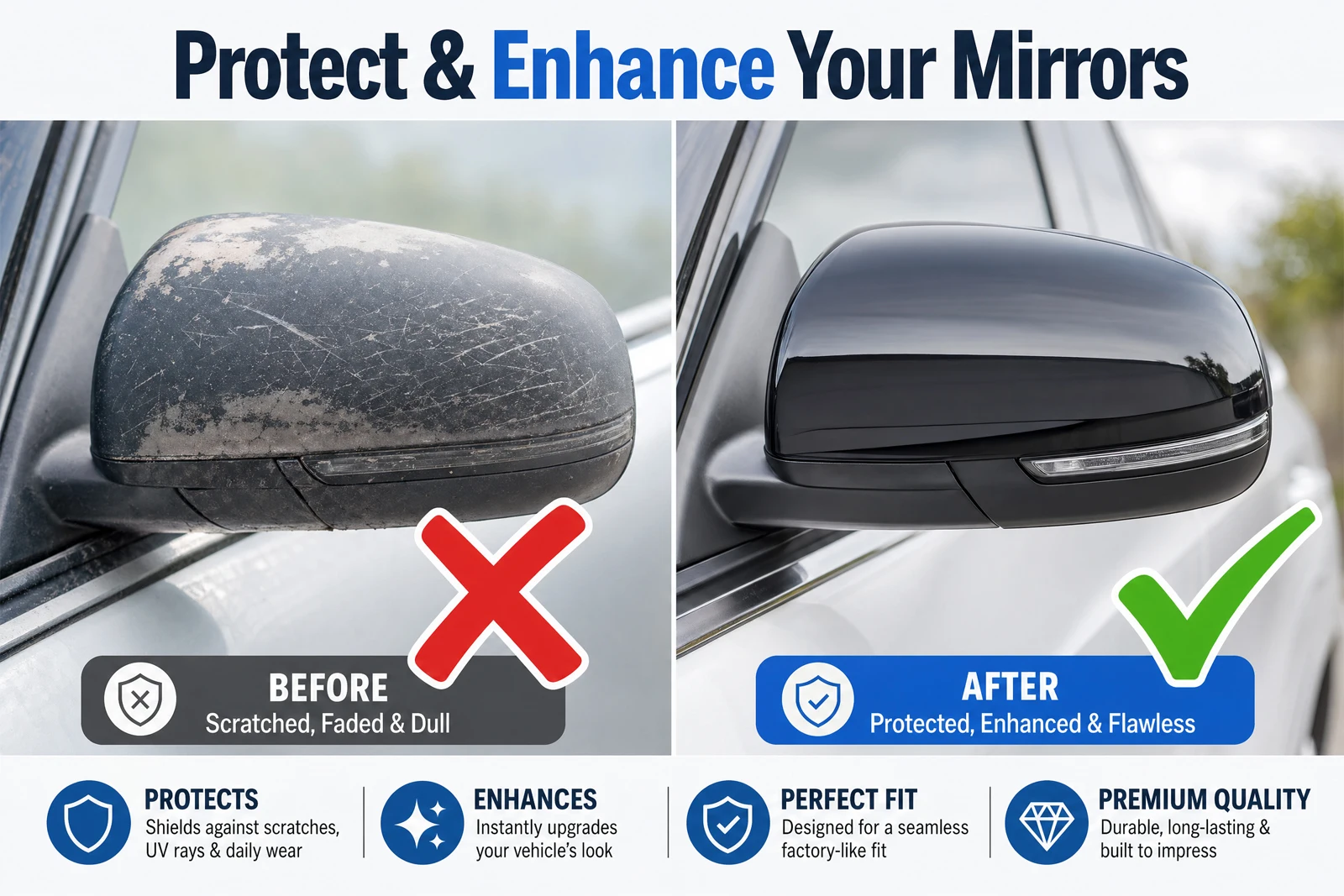 Für Mazda 3 2014-2018 2017 2016 2015 Axela Rückspiegelabdeckung Außenspiegel Dekorative Schale ABS Chrom Auto-Styling – Detail 8