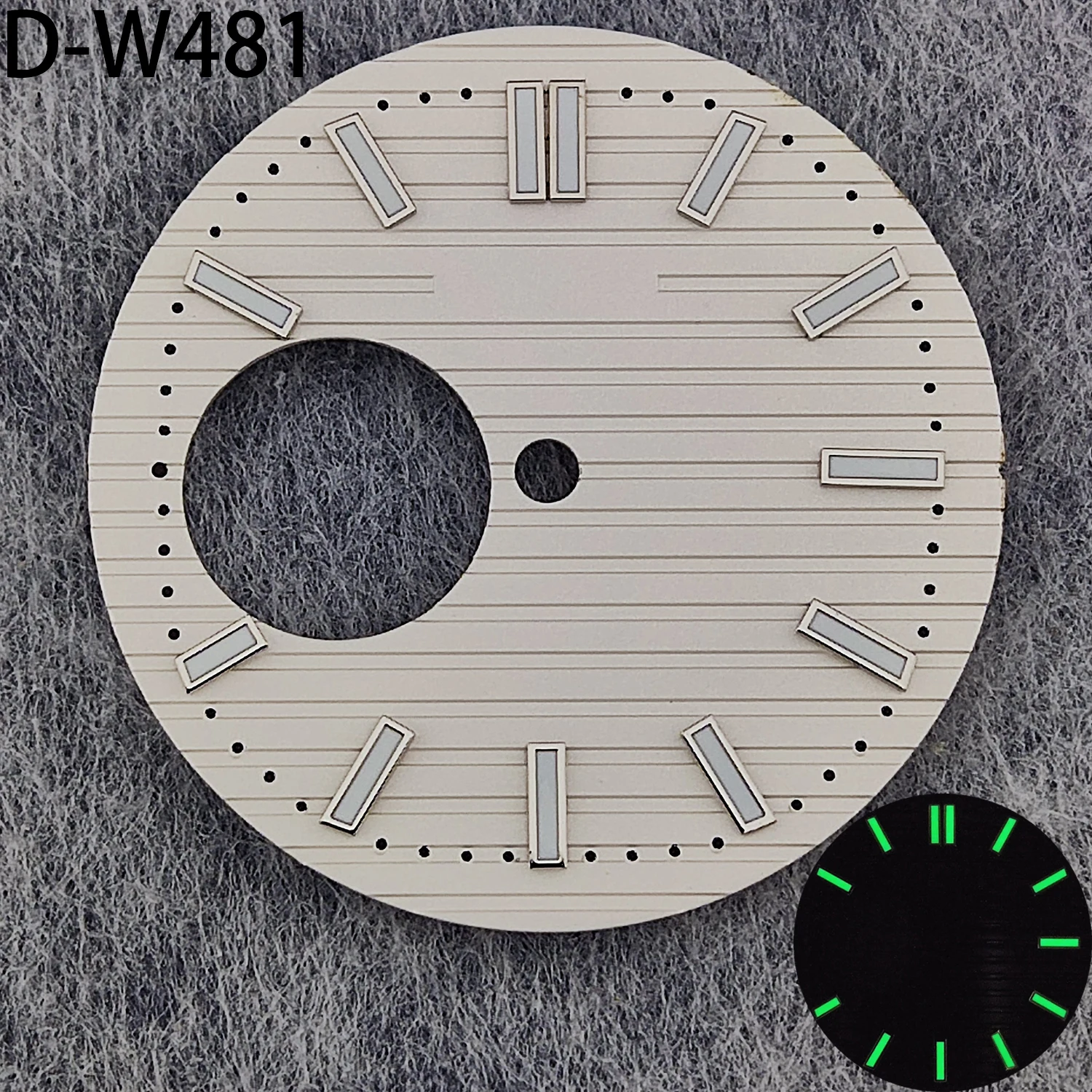 29.8mm NH38 Watch Dial Super Green Luminous Stripe Series sterile Watch Faces for NH38A Movement Watch Accessories Custom LOGO