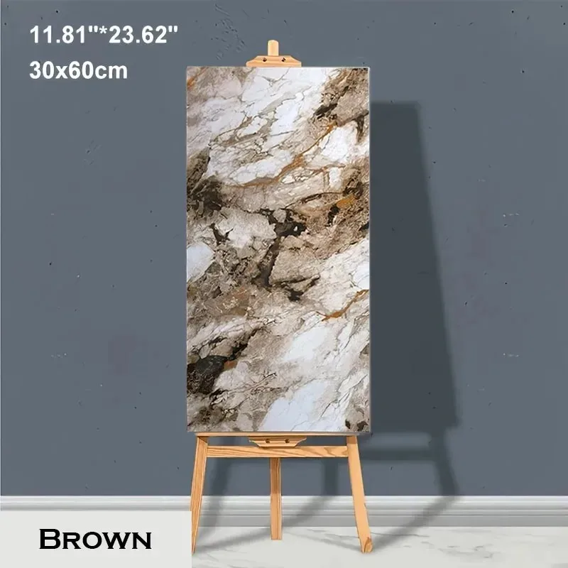 10-20 Stuks 30 Cm X 60 Cm Zelfklevende Marmeren Tegels Sticker Waterdichte Vloer Sticker Pvc Tegel keuken Badkamer Muur Sticker Home Decor