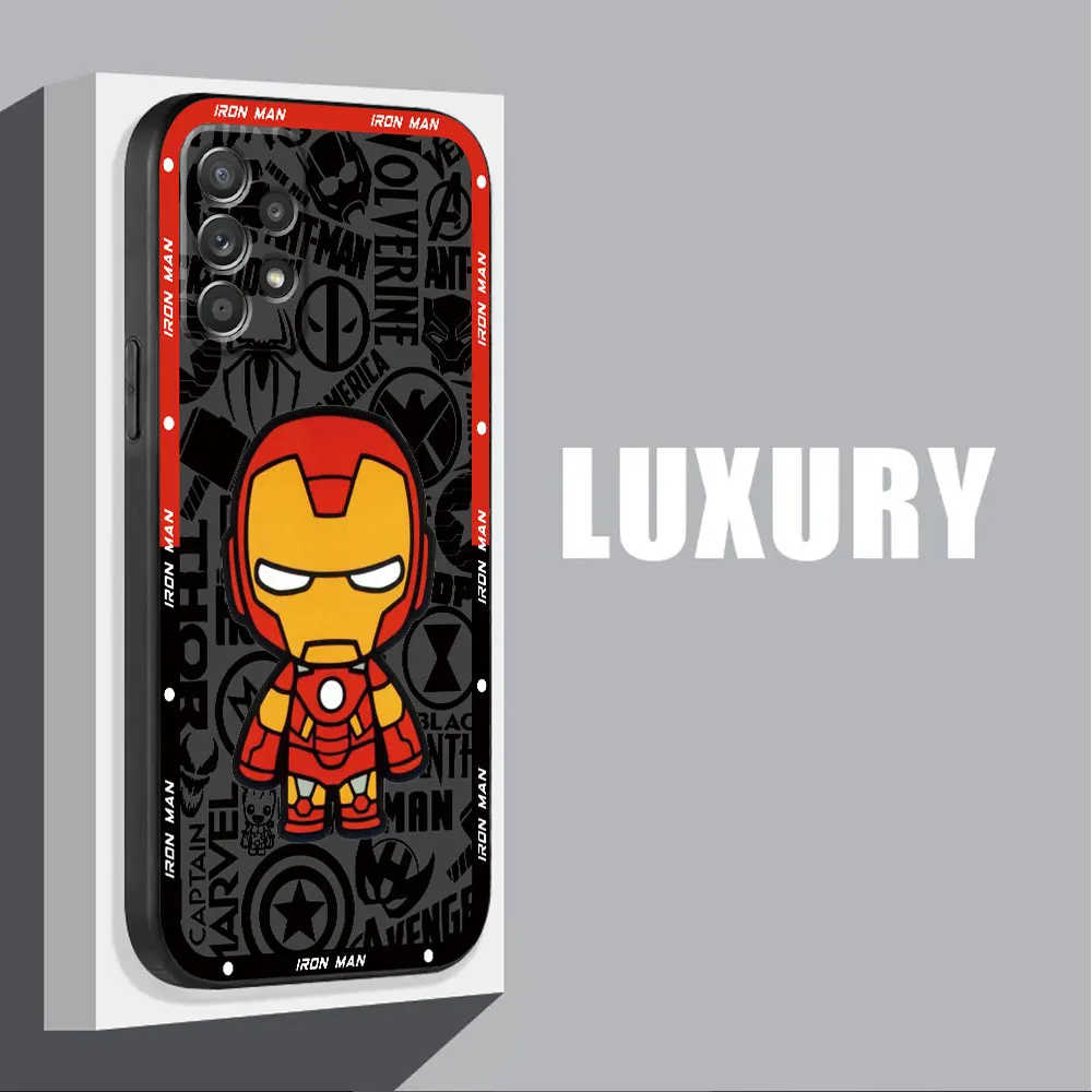 Marvel Sipider Man Groot Phone Case for Samsung Galaxy A33 A72 A52 A53 A23 A34 A24 A22 A54 A12 A14 A42 A32 A11 A21s A13 Cover