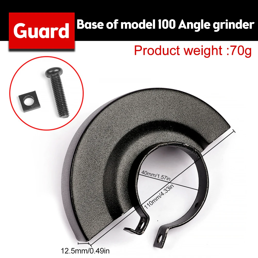 Imagem -04 - Metal Angle Grinder Bracket Stand Holder Capa Protetora Balance Base Guard Capa para 100 mm Angle Grinder Woodwoking Ajustável