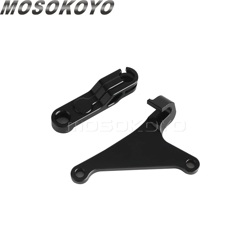 Motorcycle Aluminum Clutch Arm Extension Clutch Lever Brackets Kit For Yamaha Tenere 700 XTZ700 XSR700 MT07 FZ07 YZF R7 MT-07