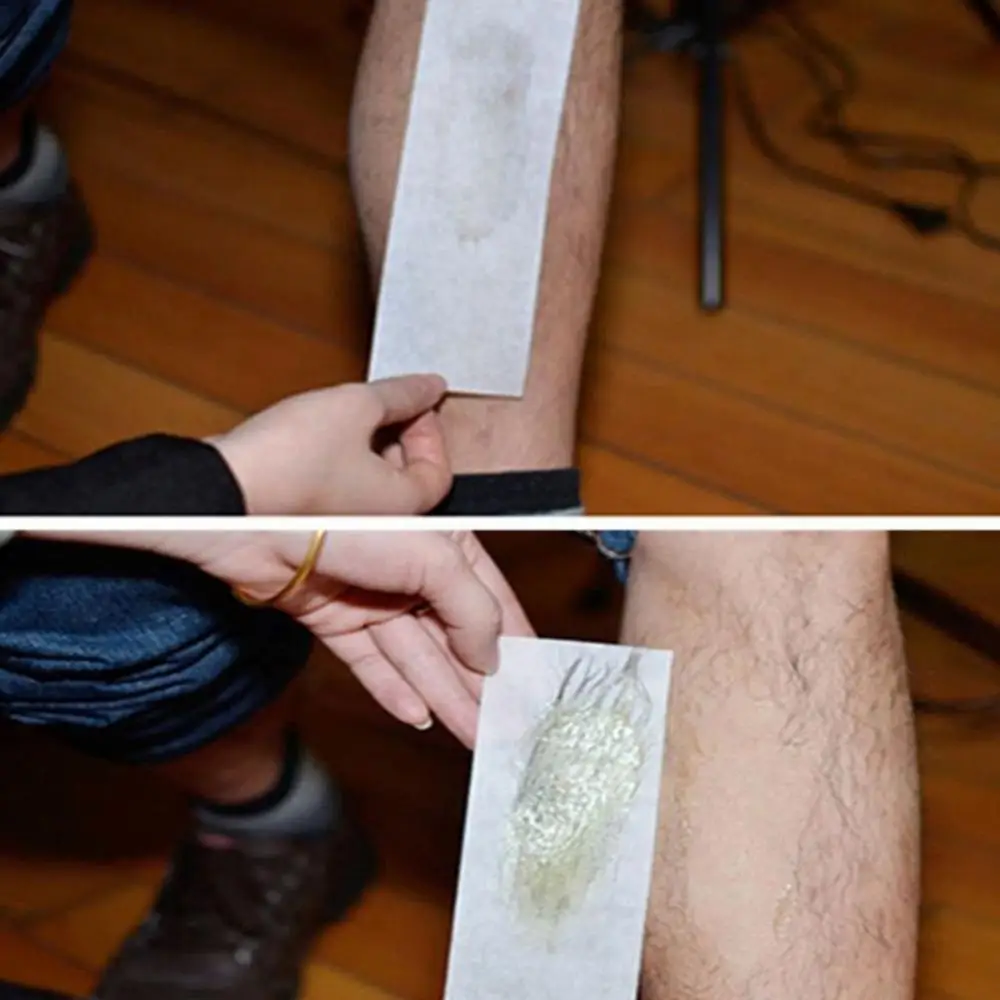 

100Pcs Disposable Non-woven Wax Depilatory Paper Leg Hair Removal Accessories