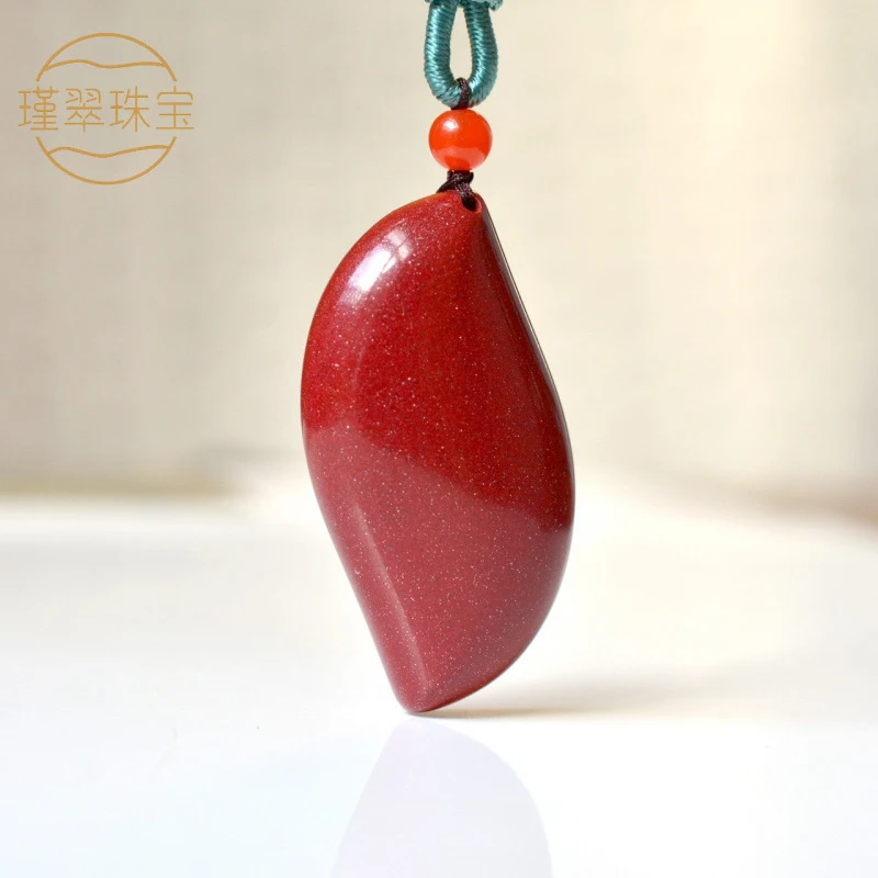 

Natural willow leaf women, 's amulet single , men's pendant with hanging cord