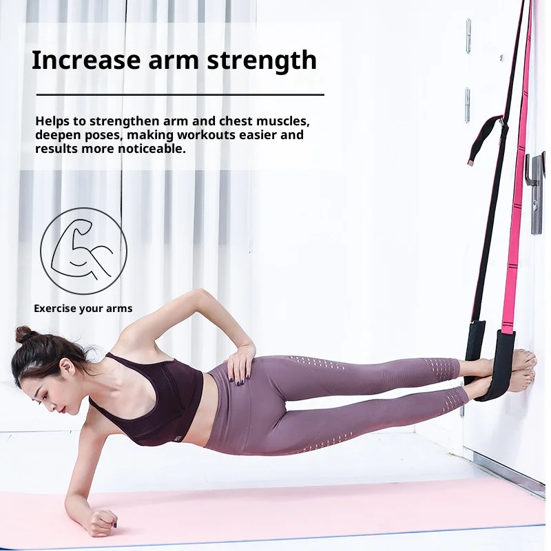 الأراجيح اليوغا الجوية سوينغ الجسم كله العضلات تمتد الجمباز بيلاتيس اليوغا اكسسوارات معدات الصالة الرياضية للياقة البدنية المنزلية