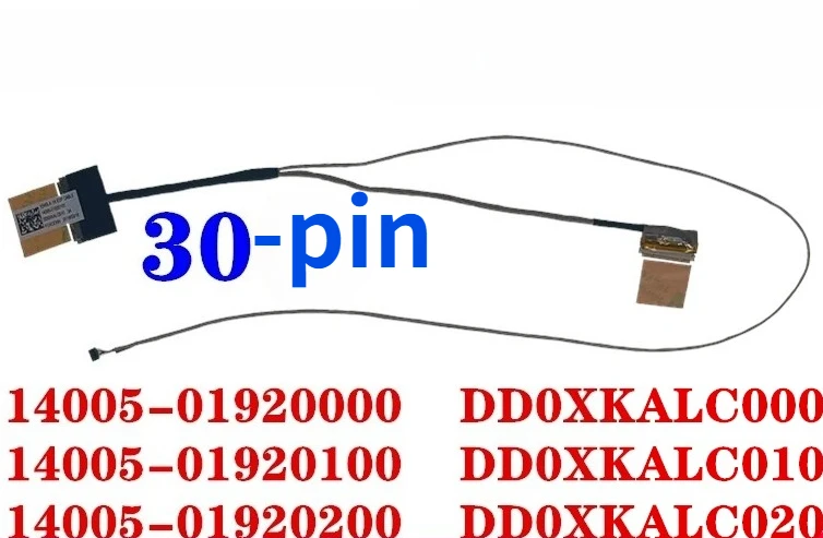 Brand New For ASUS X540L X540LA X540LJ X540S X540SA X540SC 30-pin Screen Cable 14005-01920000 14005-01920100 14005-01920200