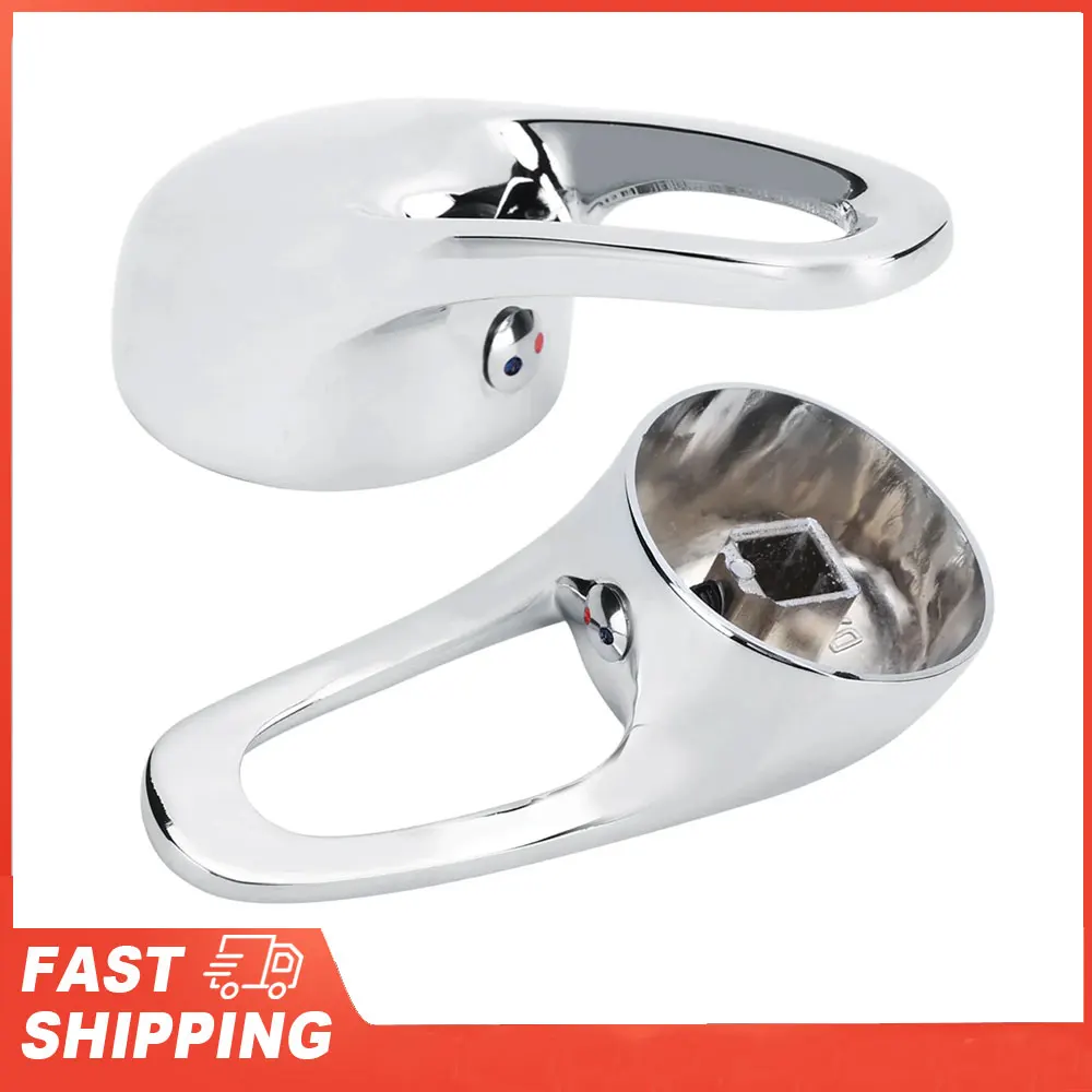 

35mm Faucet Lever Handle Zinc Alloy Basin Mixer Faucet Tap Single Lever Handle Replacement for Kitchen Bathroom Faucet Accessory