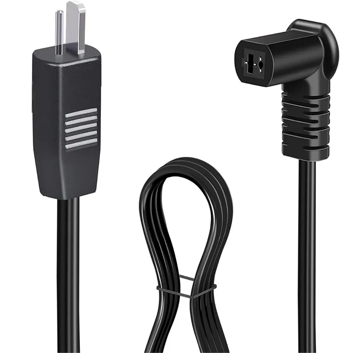 SCLS Universal Extension Power Cord for Recliner, 6.6 Ft(2m) 2 Pin Lift Chair Replacement Cable for Most Recliner