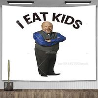 I Eat Kids Bertram Home And Garden Flag Home Decor Tapestry Meme Tapestries Wall Hanging Aesthetic Room Decoration Tapestrys