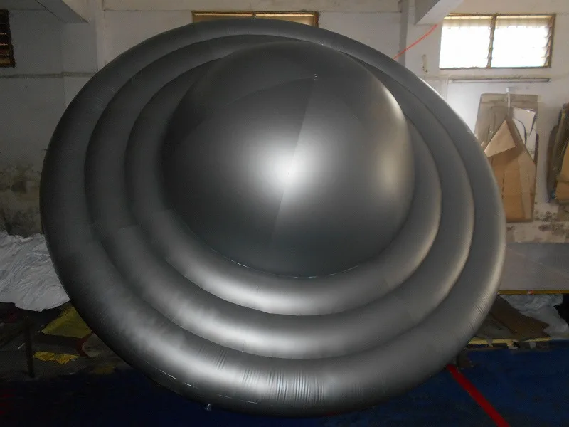Promocyjny gigantyczny dmuchany balon na ogrzane powietrze w kształcie UFO z niestandardowym logo do celów reklamowych