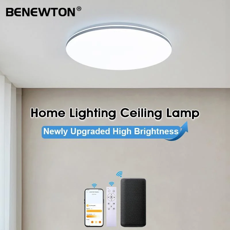 

Modern Ceiling Light Living Room Bedroom Smart LED Ceiling Lamp 50W Dimmable APP Remote Control Eye Protection 220-240V Home