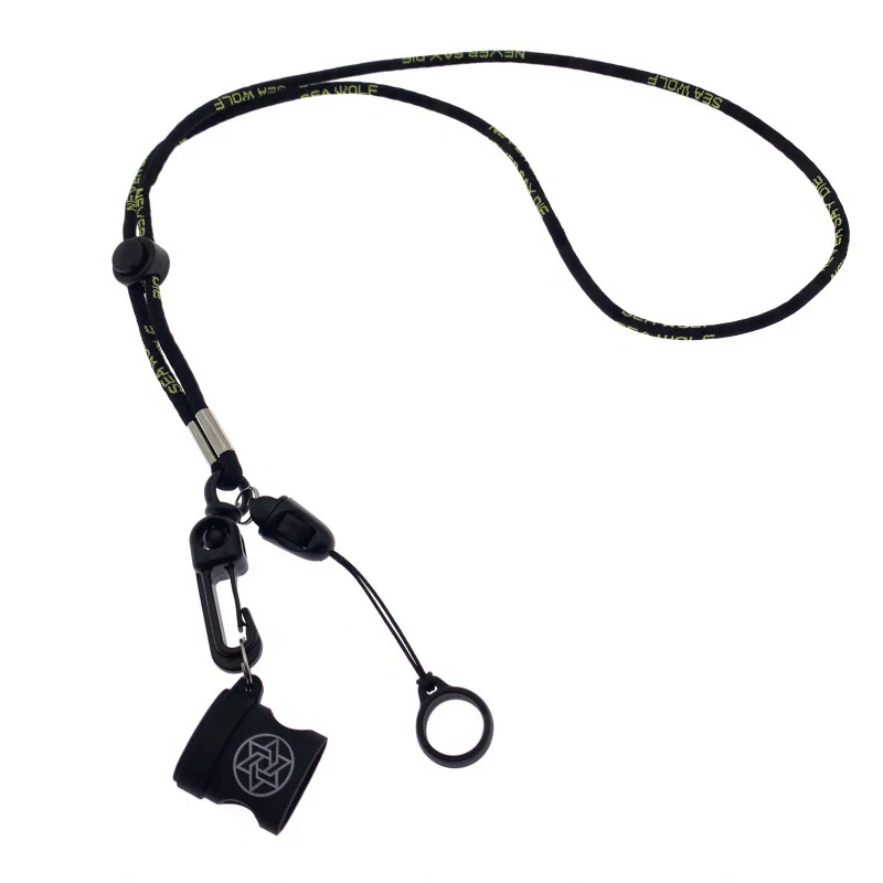 Anti-Lost Necklace Lanyards Portable Anti-drop Cigarette Silicone Rubber Ring Rope Pen Lanyard Holder With Soft Hoop