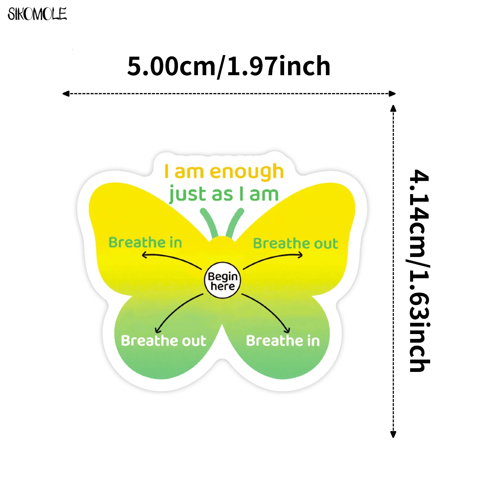 10/30/56PCS Emozioni Rilassanti Testo Colorato Adesivi Estetica FAI DA TE Scrapbook Laptop Stazionario Valigia Decalcomanie Graffiti adesivo