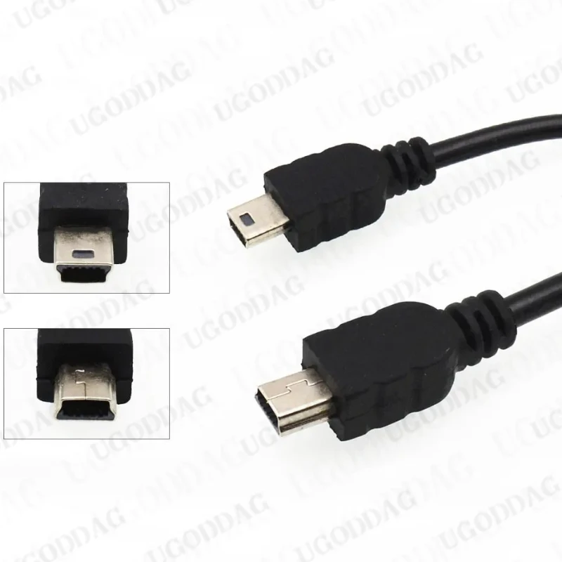 Test before send USB A Female to Mini USB B Male Cable Adapter 5P OTG V3 Port Data Cable For Car Audio Tablet For MP3 MP4