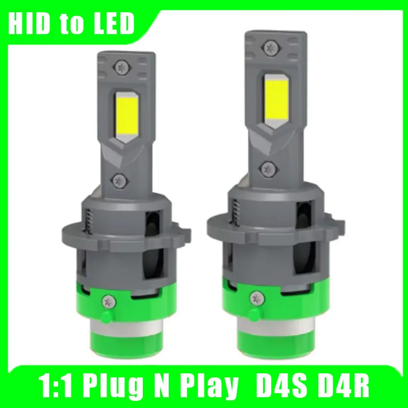 

HID To LED Replacement D4S LED Car Headlights Bulbs D2S D2R D4R 90W Super Bright HID xenon Kit Headlamp Auto Bulb plug & Play