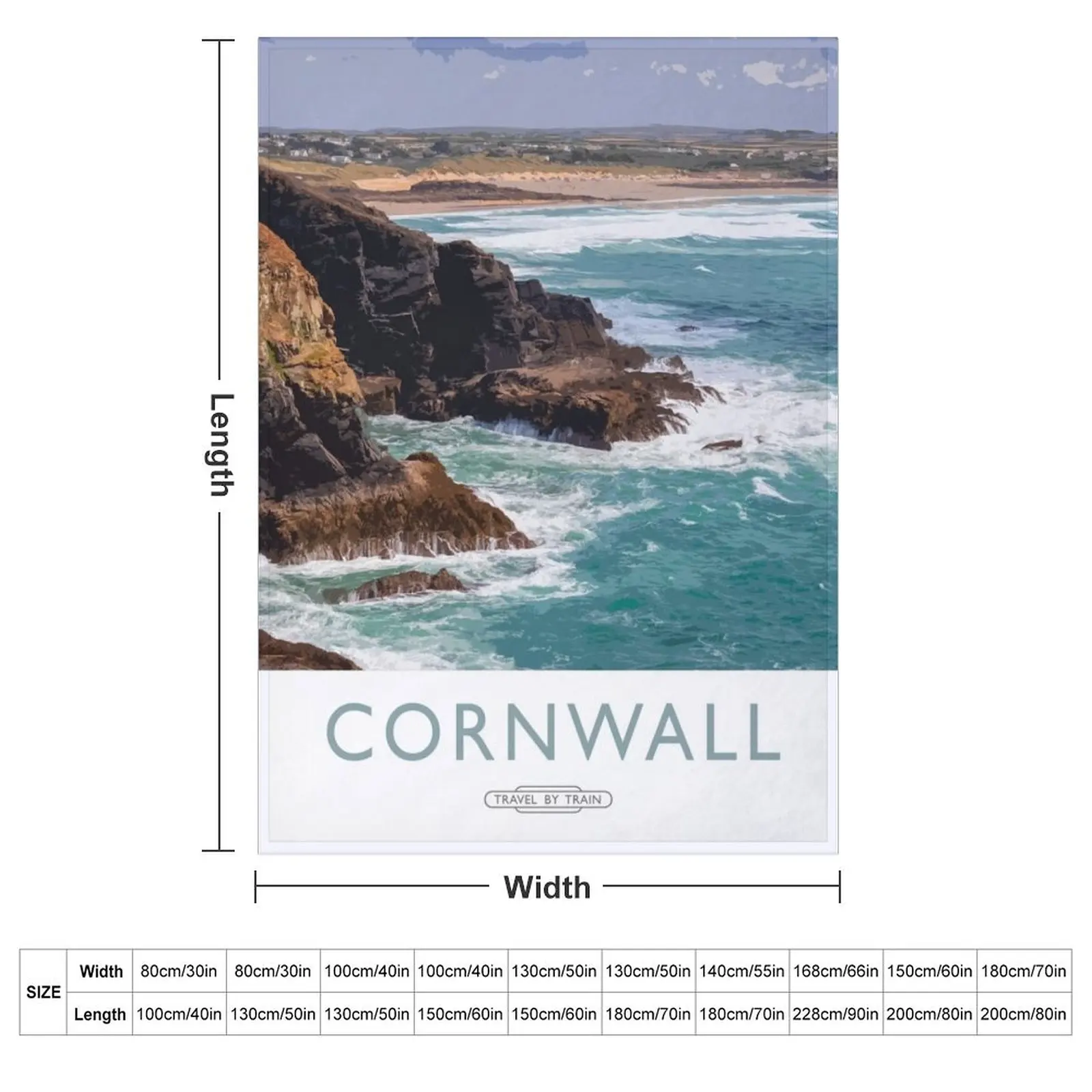 Cornwall Throw Blanket couch cozy soft plush fuzzy picnic outdoor blanket
