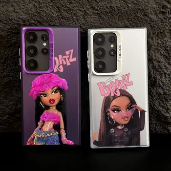 適用於三星 S25 S24 Ultra 的 S25 手機殼,時尚可愛,也適用於 Galaxy S23 S22 S21 FE S20 Ultra Plus,防震手機殼 12 最佳銷售 布拉茨娃娃案 - №1