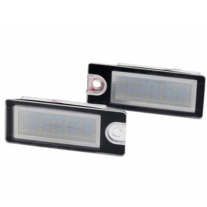Car LED License Plate Number Light For Volvo V70 XC70 S60 S80 XC90 Built-in Canbus controller