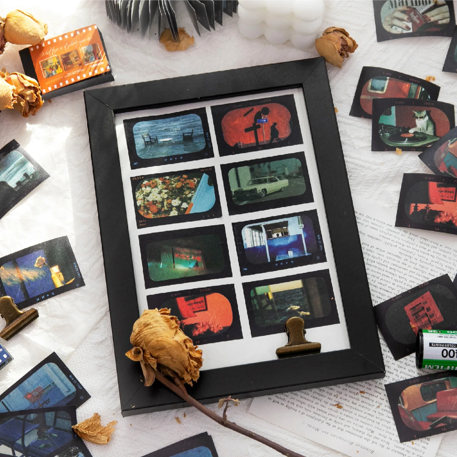 50pcs/lot Memo Pads Material Paper What time is it at your place Collection Junk Journal Scrapbooking Retro Decoration Paper
