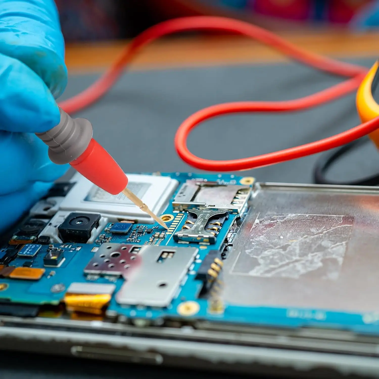 عدة موصلات اختبار متعددة الموز التوصيل مع دفع على مقاطع التمساح الدقة مجسات حادة 1000 فولت 20A اختبار كهربائي رقمي