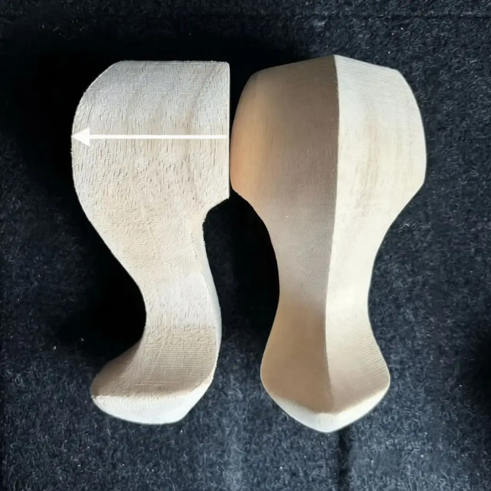 Exquisite Carved Solid Wood Furniture Legs Replacement Support Feet For Tv Stand Dresser Cabinet Home Decoration