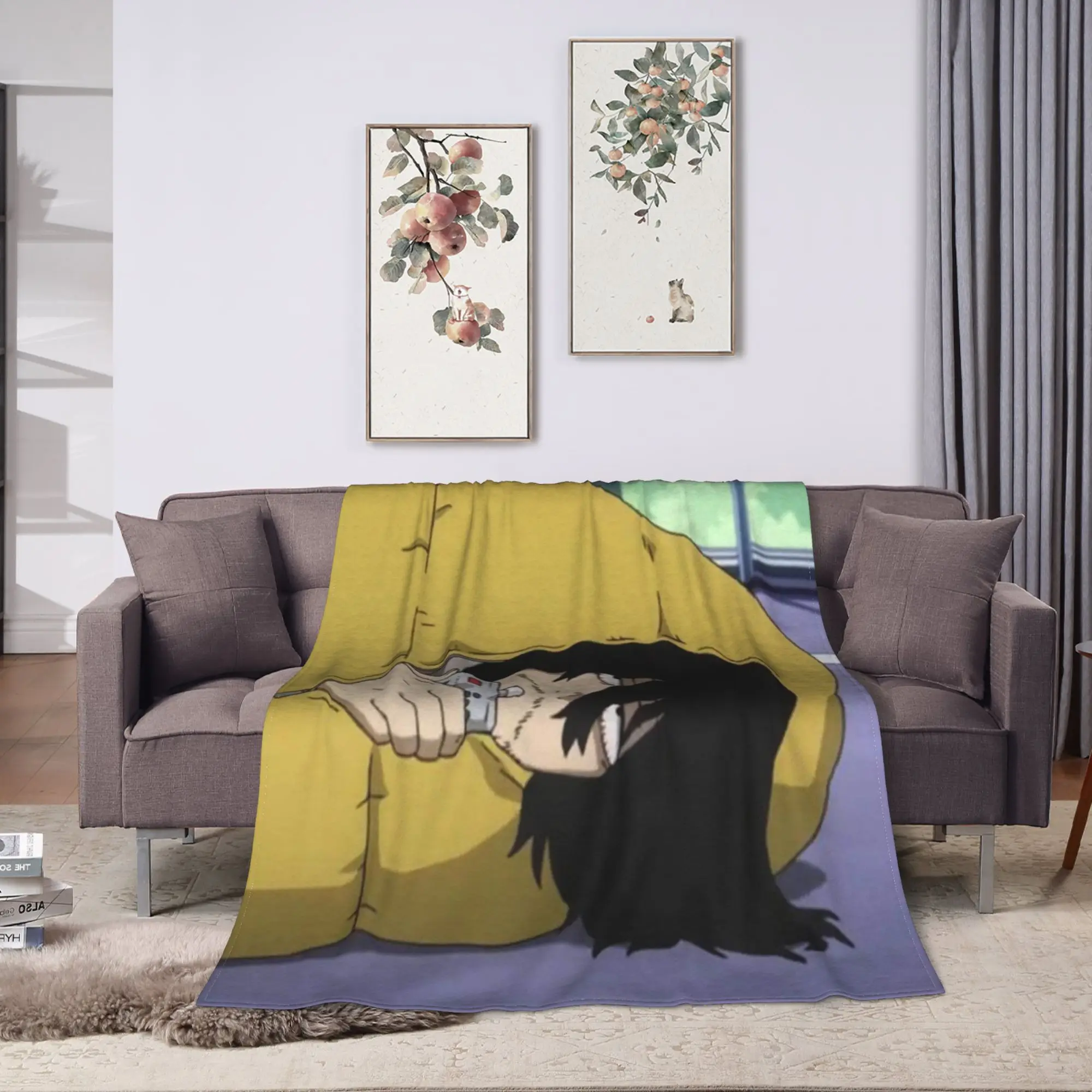 S-Shota A-Aizawa Blankets Winter  Comfortable Throw Blanket For Girls Living Room Flannel Bedspread Bed Cover