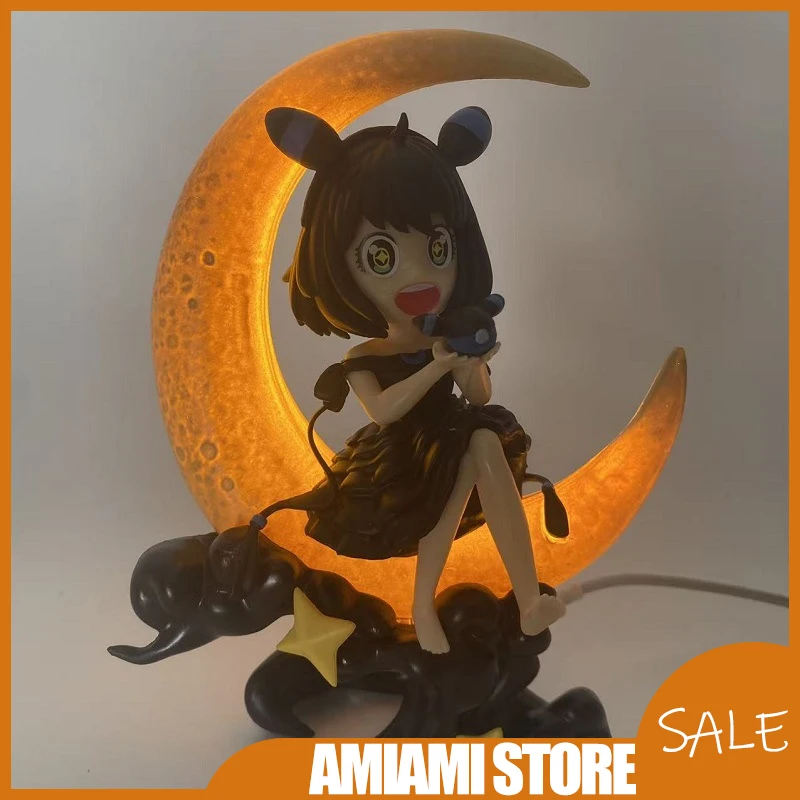 

17cm Anya Forger as Umbreon Figure Cute Cosplay Girl with LED Light Anime Collectible Model Statue Birthday Christmas Gifts Toy