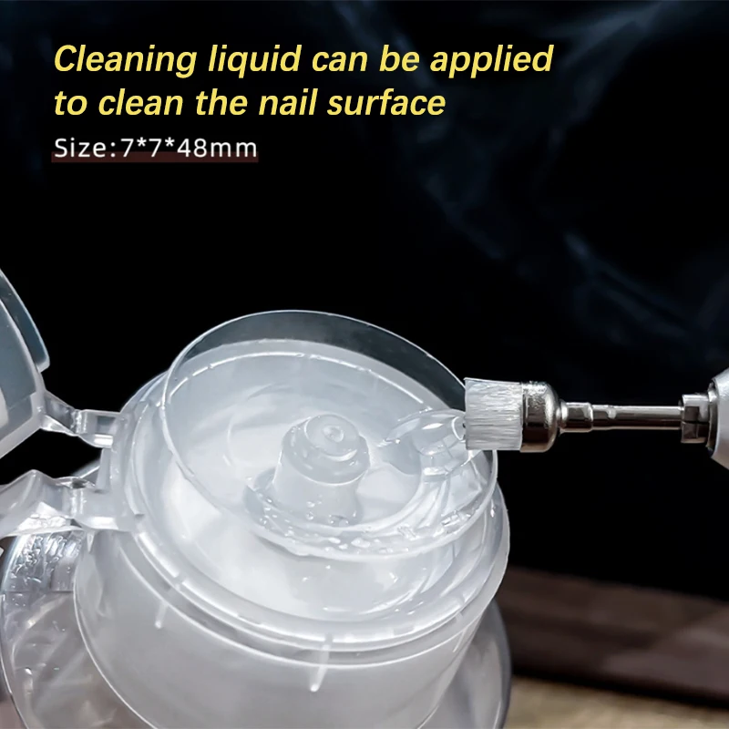 【WHB】Akcesoria do frezarki do paznokci: szczotka do czyszczenia i polerowania, głowica do szlifowania, szczotka do zdobienia paznokci, polerka