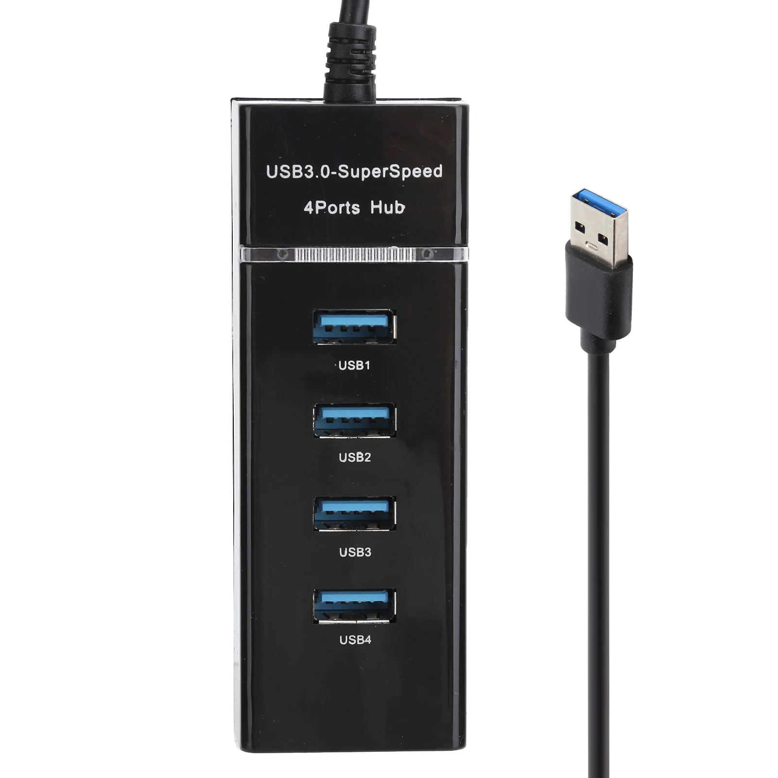 Cable Splitter Highly Configured Chip Splitter Adapter Easy To Use Black Multiple Output High Effiency for Computer for Laptop