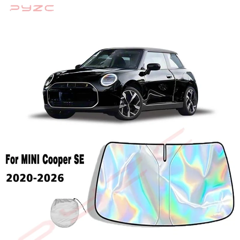

For MINI Cooper SE 2020-2026 Car Windshield Sunshade Cover Front Window Sun Shade Visor Auto Interior UV Protection