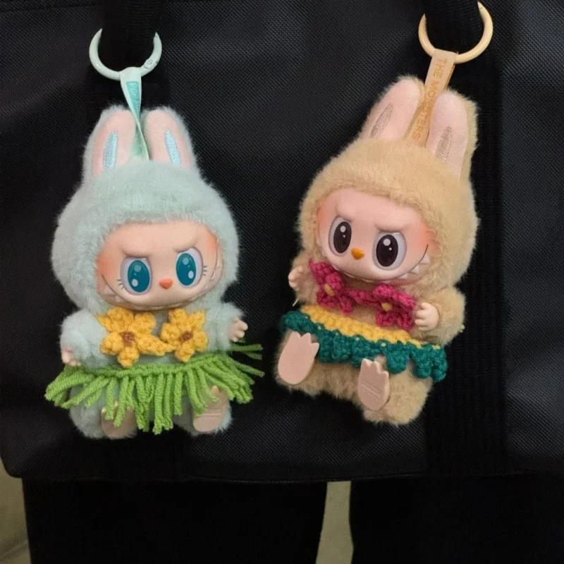 

Labubu V1/V2/V3 17 см детская одежда цветочная кукла одежда кукольная одежда гавайский стиль бикини кукла для Labubu пляжная красочная одежда