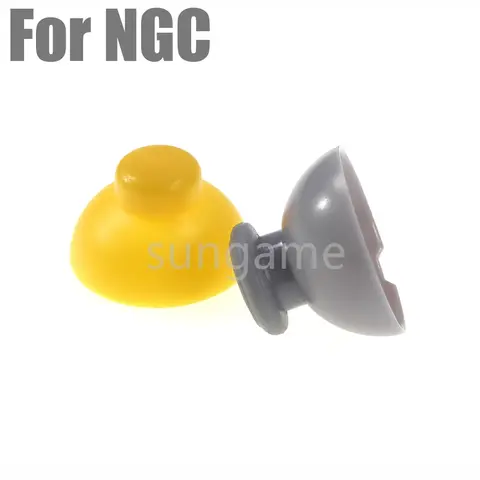 Capuchon à bascule pour manette NGC, 1 paire, tête de champignon pour Gamecube, coque gauche droite