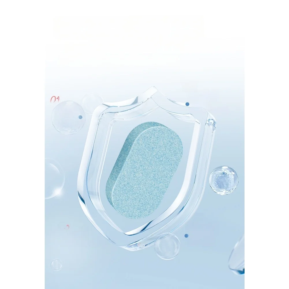 60pcs Blue Floor Cleaning Tablets For Narwal J4 J4 Lite J3 Robot Vacuum Mop Deep Clean Enzyme Quick Dissolve Accessories