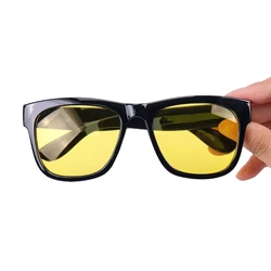 Gafas de conducción nocturna antideslumbrantes para hombres, gafas de conducción nocturna al aire libre, gafas de luz mejoradas, gafas de moda, accesorios para automóviles, 1PC