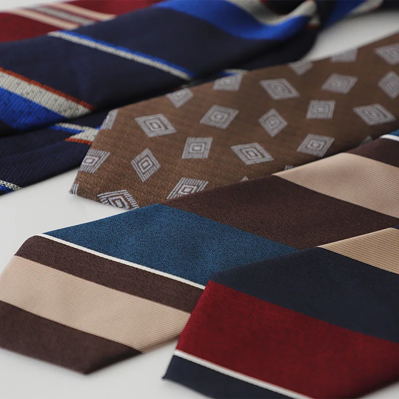 ربطات العنق الرجالية خمر للأعمال حفل زفاف العلاقات للذكور 8 سنتيمتر بيزلي الأزهار الكلاسيكية مخطط طوق سليم ربطة عنق هدية